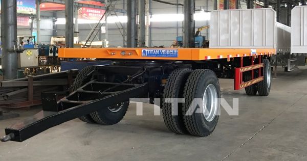 What is the difference between drawbar flatbed trailer and a platform semi-trailer?