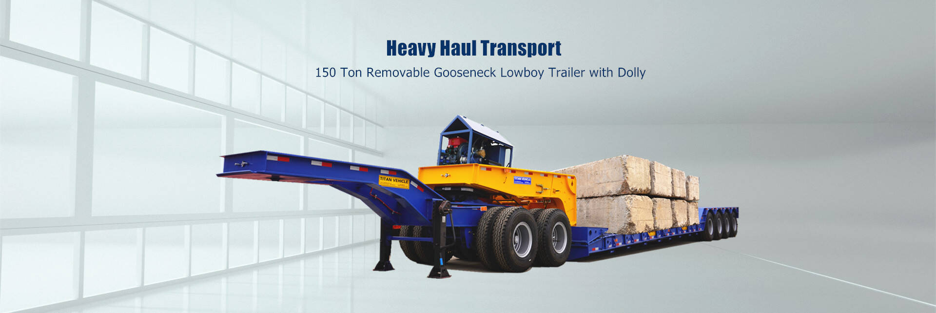 150 Ton removable gooseneck lowboy trailer for sale