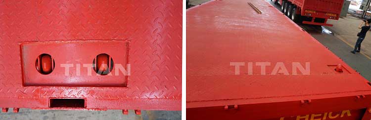 Tri Axle 40ft Sidewall Cargo Trailer for Tanzania