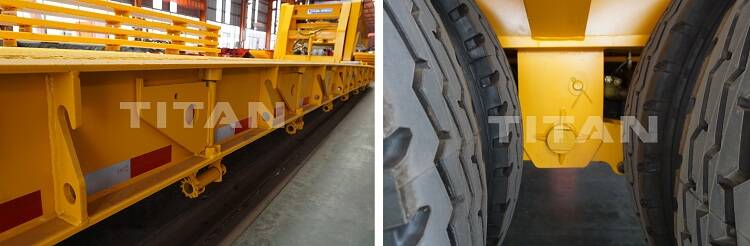 80 Tons Removable Gooseneck Lowboy Trailer for Sale in Dominica