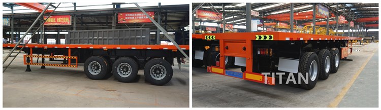 3 axle flatbed trailer