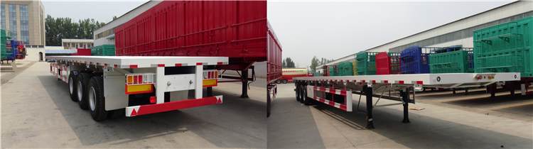 40ft 3 Axle Flatbed Semi Trailer for Sale in Jamaica