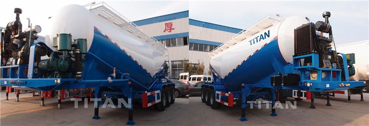 Transport of Dry Bulk Cement Tanker Trailer-Cement Tanker Trailer for Sale in Philippines