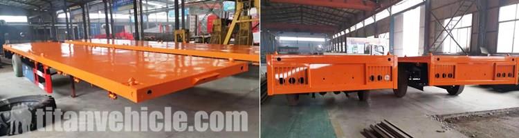 45 Ft Flat Bed Semi Trailer for Sale in Burundi Gitega