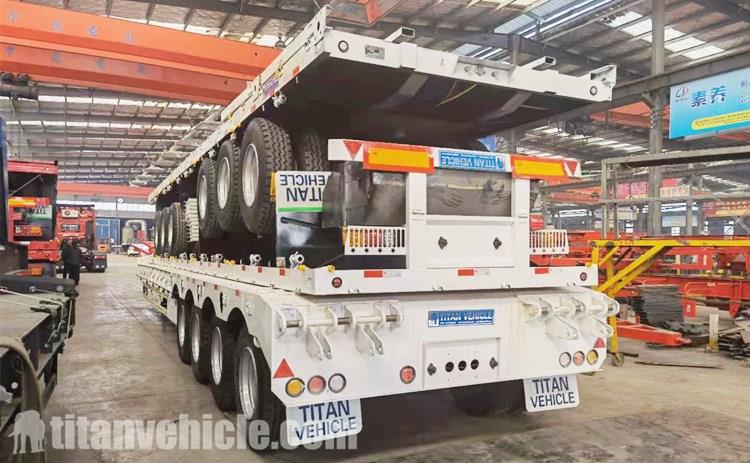 4 Axle Lowbed Trailer And 3 Axle Drop Side Trailer will be sent to Zimbabwe Bulawayo.