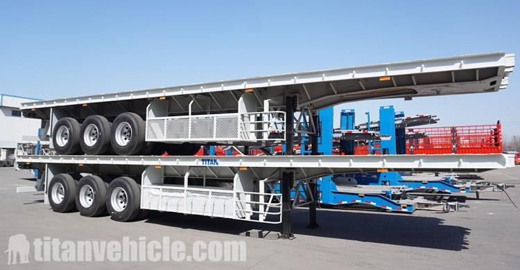 40Ft Container Flatbed Semi Trailer for Sale in Namibia Luderitz