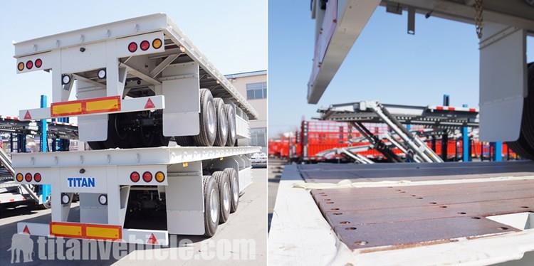 40Ft Container Flatbed Semi Trailer for Sale in Namibia Luderitz