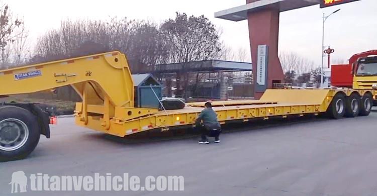 3 Axle 80Ton Removable Gooseneck Trailer for Sale In Kenya Mombasa
