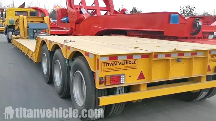3 Axle 80Ton Removable Gooseneck Trailer for Sale In Kenya Mombasa