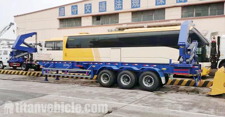 Remorque porte-conteneurs à chargement latéral de 37 tonnes à vendre au Sénégal Dakar