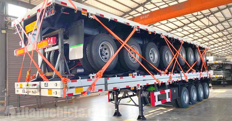 Remorque à plat 4 essieux 48 pi à vendre à Dar es Salaam, Tanzanie