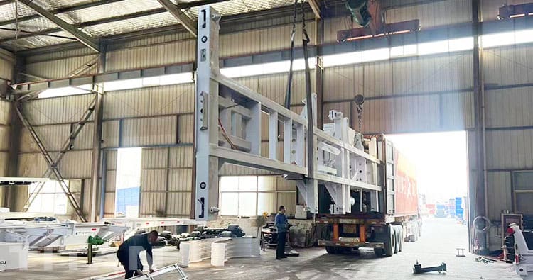 Châssis de conteneur maritime de 40 pieds à vendre en Dominique