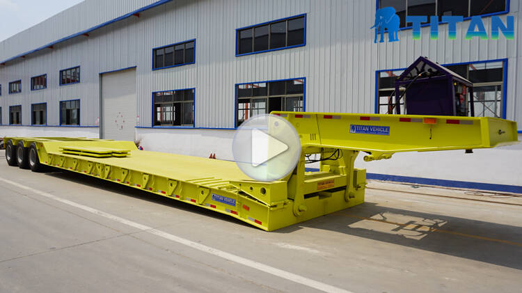  Detachable Gooseneck Lowboy Trailer