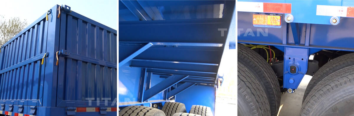 Side Wall Semi Trailer for Sale | 3 Axle Open Top Trailer 10% Off Discount Prices
