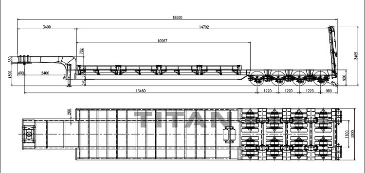 What is a lowbed trailer? how long 丨how low 丨the height
