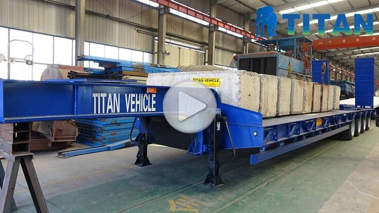 Used Semi Lowbed Trailer Price | Low Loader Trailer for Sale