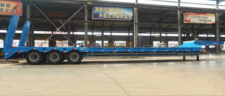 3 axles excavator trailer for sale