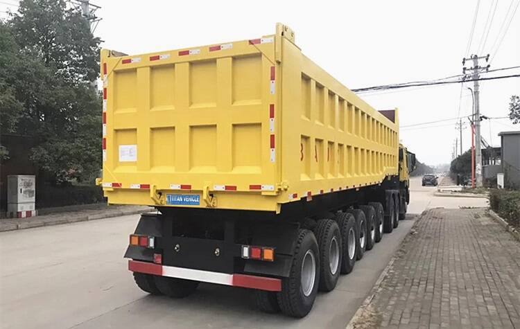 80T Rear Dump Semi Trailer