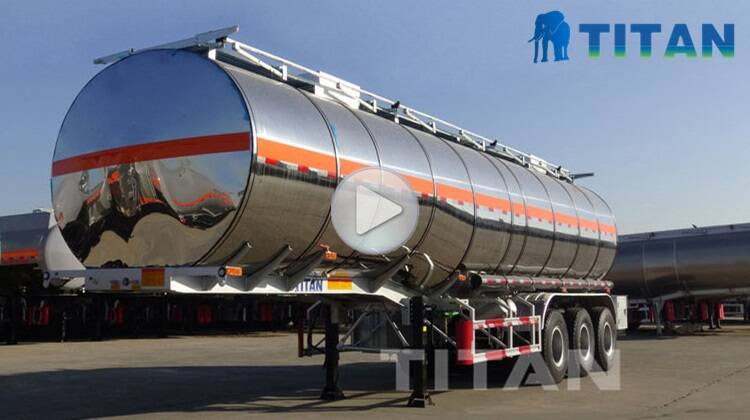 Stainless Steel Oil Tanker Truck