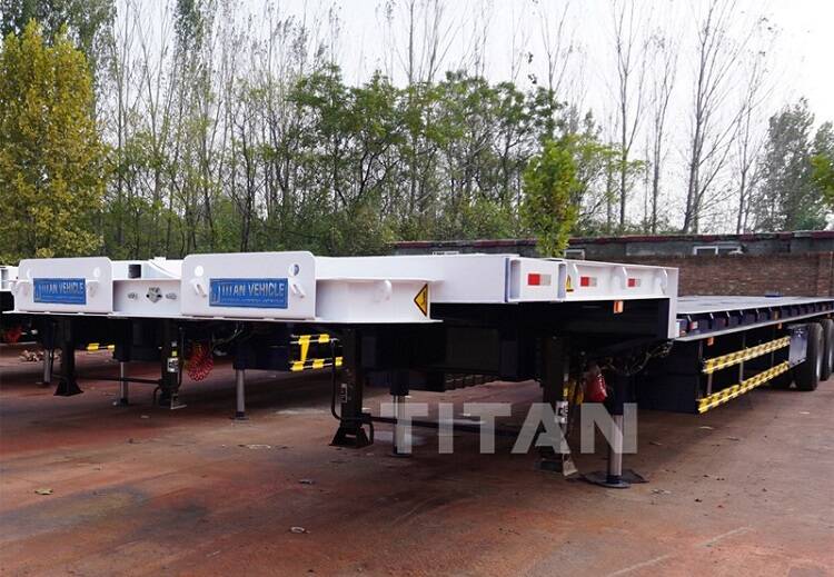 60m wind turbine blade trailer