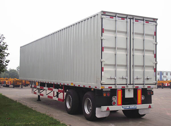 2 Axle Van Semi Trailer for Sale
