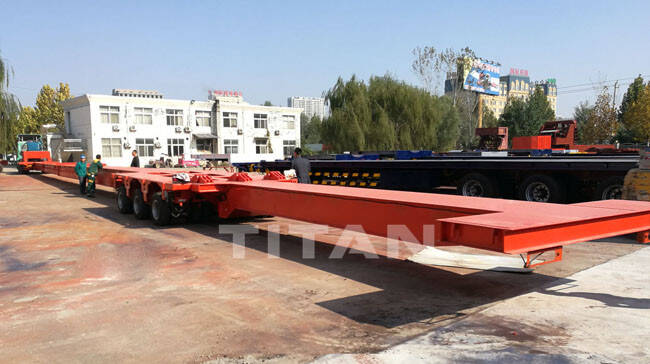 64m Extendable Modular Wind Blade Trailer