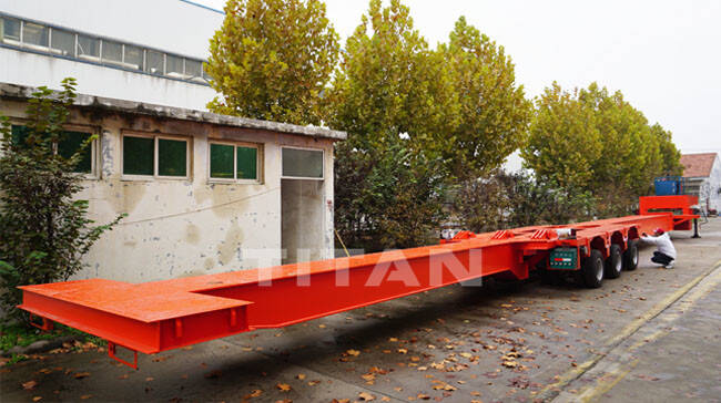 64m Extendable Modular Wind Blade Trailer