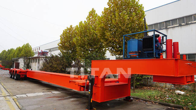 64m Extendable Modular Wind Blade Trailer