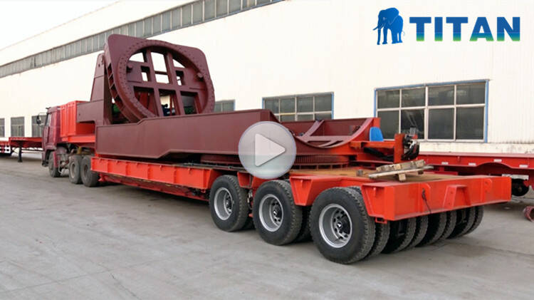 3 Line 6 Axle Wind Tower Adapter Trailer video