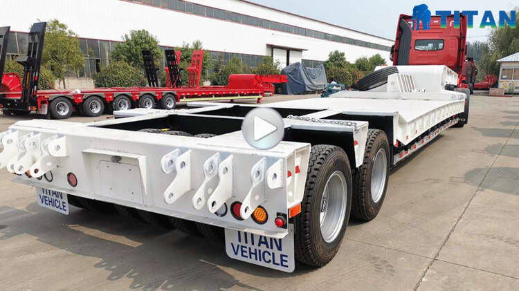 2 Line 4 Axle Low Bed Truck for Sale