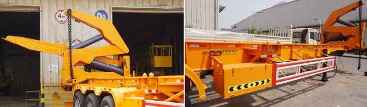 Details of Container side loader trailer