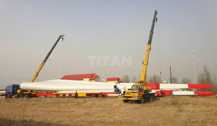Extendable Trailer for Wind Blade Transport