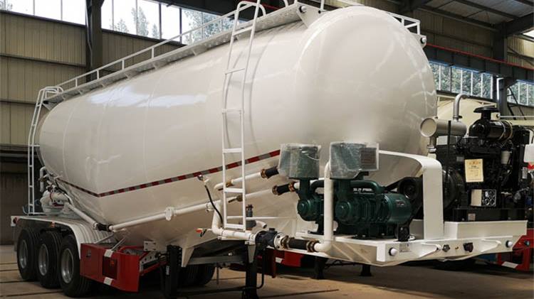 3 Axle 40cbm Dry Bulk Tanker Trailer