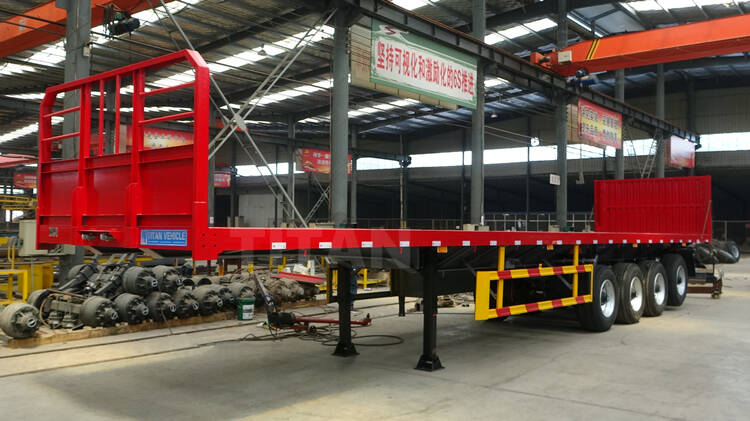 48 ft Flatbed Trailer for Sale in Tanzania - TITAN Vehicle