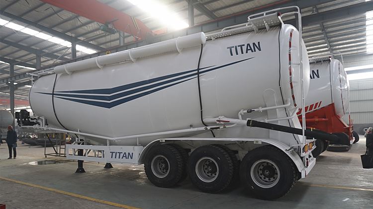 38T Bulk Cement Tanker Truck Trailer for Sale in Khartoum