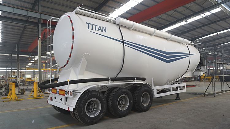 38T Bulk Cement Tanker Truck Trailer for Sale in Khartoum