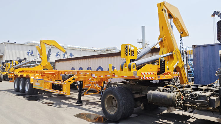 Remorque à élévateur latéral pour conteneur 37T 40Ft à vendre en Tanzanie Dar es Salaam