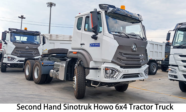 Camion tracteur Sinotruk Howo 6x4 d'occasion | Prix du camion Hohan à vendre en Mauritanie