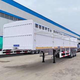 Remorque à ridelles 60 tonnes