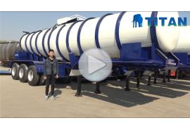 Remorque citerne de transport d'acide